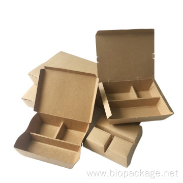 Healthy high quality 3 compartment paper box wholesale